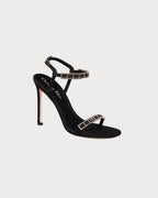 CHRISTIAN DIOR Women's Diorissime Heeled Sandal | 迪奧 高跟涼鞋 (黑色) - LondonKelly 英國名牌代購