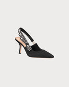 CHRISTIAN DIOR Women's J'Adior Slingback Pump | 迪奧 高跟鞋 (黑色) - LondonKelly 英國名牌代購