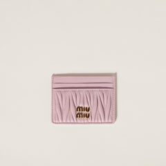 MIU MIU Matelasse Nappa Leather Card Holder | 繆繆 卡套 (多色)