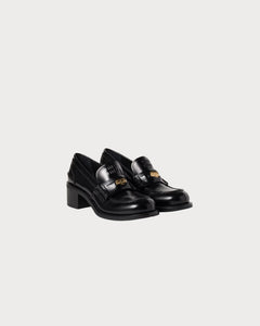 MIUMIU Brushed Leather Loafers(2 Colors)
