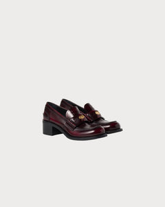 MIUMIU Brushed Leather Loafers(2 Colors)