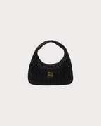MIU MIU Wander Matelasse Nappa Leather Hobo Bag XL Size | 繆繆 手袋 (Black)