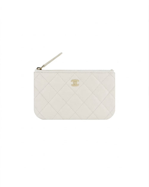 CHANEL AP4020 Classic Zipped Pouch Grained Calfskin(Small/3 Colors)