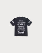 BALENCIAGA Men's DIY Metal T-Shirt Large Fit In Black/White | 巴黎世家 男仕上衣 (黑色)