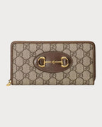 GUCCI Horsebit 1955 Zip Around Wallet | 古馳 長銀包 (啡色)