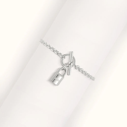 HERMES Kelly Cadenas Bracelet | 愛馬仕 手鏈 (銀色) - LondonKelly 英國名牌代購