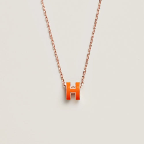 HERMES Rose Gold Mini Pop H Necklace | 愛馬仕 玫瑰金頸鏈 (多色) - LondonKelly 英國名牌代購