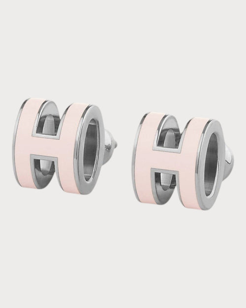 HERMES Silver Mini Pop H Earrings | 愛馬仕 耳環 (迷你/多色) - LONDONKELLY 英國名牌代購