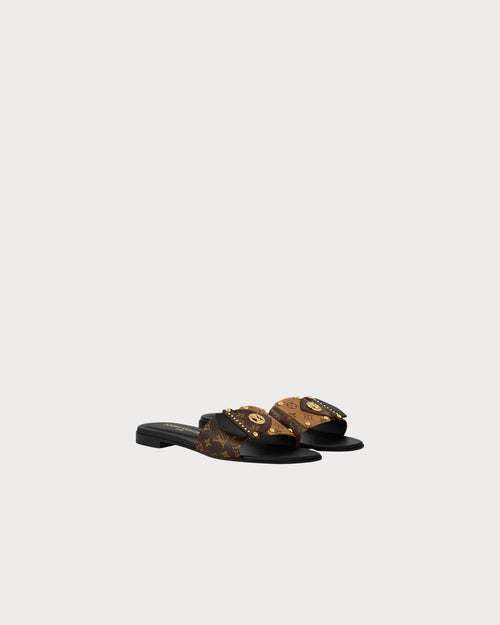 LOUIS VUITTON 1ACXG6 LV Frame Flat Mules | 路易威登 涼鞋 (啡色)