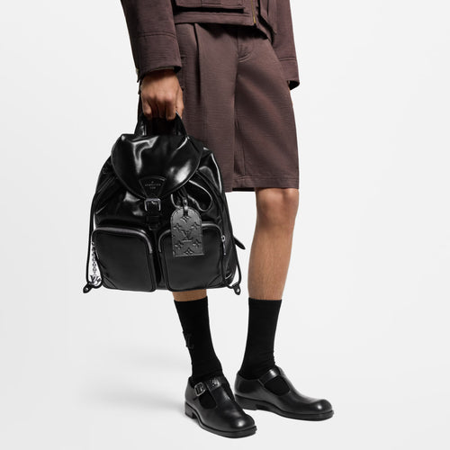 LOUIS VUITTON M13983 Men's Montsouris Cargo Backpack | 路易威登 男仕背囊 (黑色)