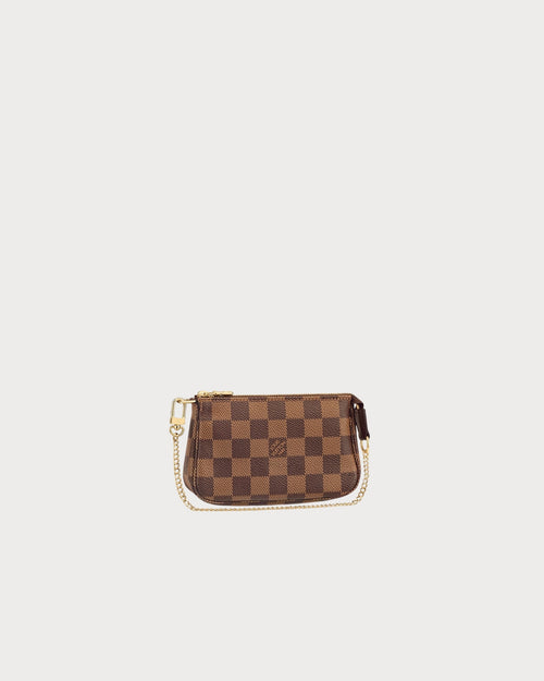 LOUIS VUITTON N58009 Mini Pochette Accessories | 路易威登 手袋連鏈帶 (啡色)