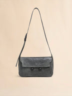 MARNI Black Crocodile Print Leather Medium Trunkaroo Handbag | 瑪尼 手袋 (黑色) - LondonKelly 英國名牌代購