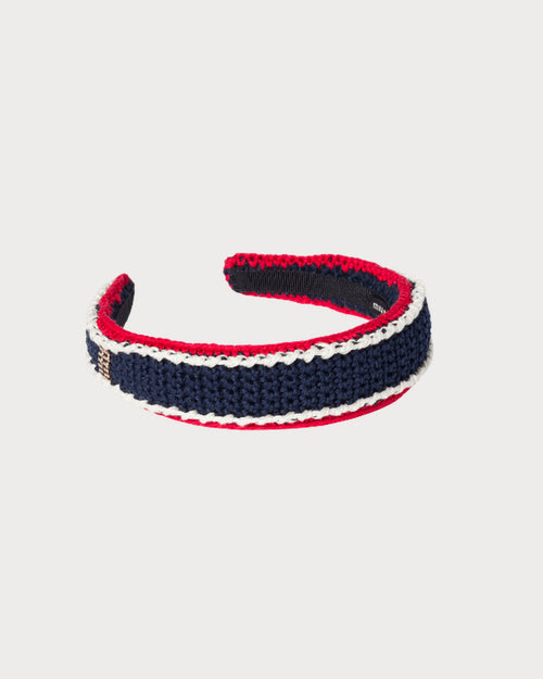MIU MIU Crochet Hairband | 繆繆 鉤織髮帶 (藍色) - LondonKelly 英國名牌代購