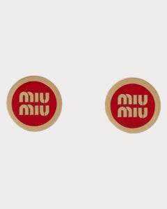 MIU MIU Enameled Metal Earrings | 繆繆 耳環 (多色) - LONDONKELLY 英國名牌代購