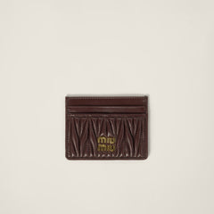 MIU MIU Matelasse Nappa Leather Card Holder | 繆繆 卡套 (多色) - LondonKelly 英國名牌代購