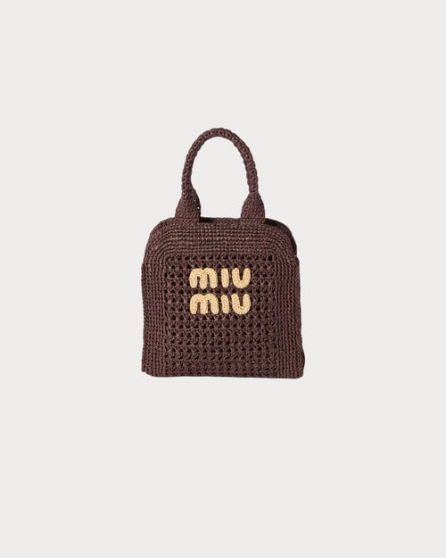 MIU MIU Raffia - Effect Woven Tote Bag | 繆繆 草編袋 (多色) - LondonKelly 英國名牌代購