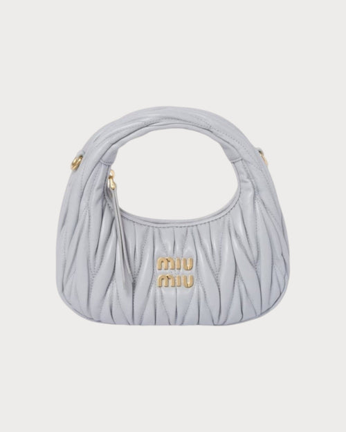 MIU MIU Wander Matelasse Nappa Leather Hobo Mini - Bag | 繆繆 迷你手袋 (多色) - LONDONKELLY 英國名牌代購