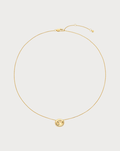 MONICA VINADER Aria 18ct Yellow Gold Vermeil Necklace | 頸鏈 (金色) - LondonKelly 英國名牌代購