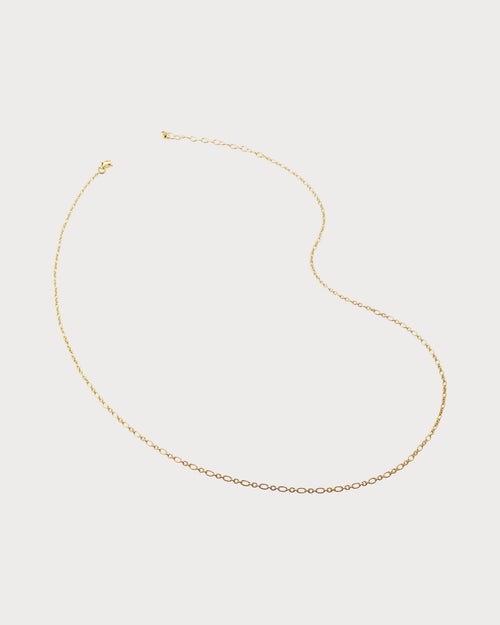 MONICA VINADER Cable - Chain 18ct Yellow Gold - Plated Vermeil Sterling - Silver Necklace | 頸鏈 (金色) - LondonKelly 英國名牌代購
