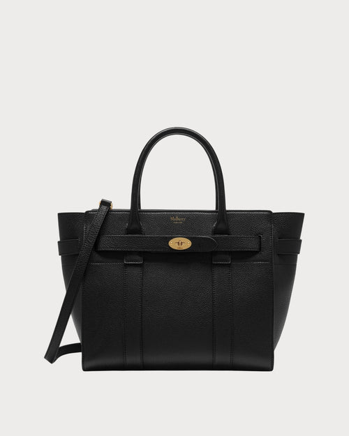 MULBERRY Small Zipped Bayswater | 瑪百莉 小號拉鍊貝斯沃特包(黑色) - LondonKelly 英國名牌代購