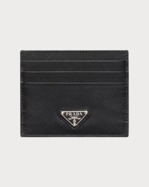 PRADA 1MC025 Saffiano Leather Triangle Logo Card Holder | 普拉達 卡套 (多色) - LONDONKELLY 英國名牌代購