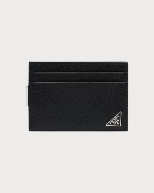 PRADA 2MC047 Men's Saffiano Leather Money Clip Card Holder | 普拉達 男仕卡套 (多色) - LONDONKELLY 英國名牌代購