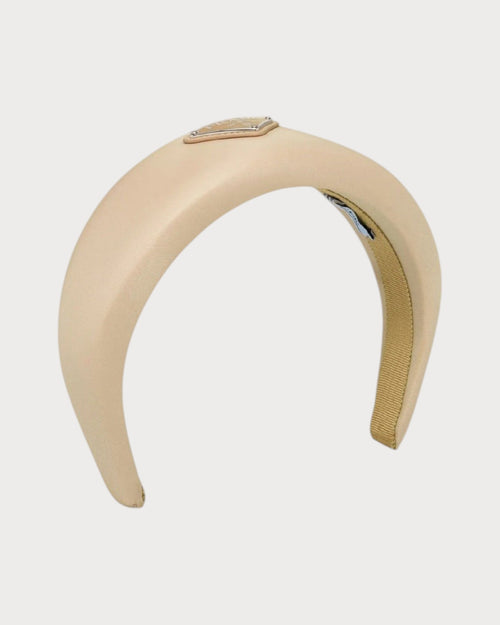 PRADA Re-Nylon Headband | 普拉達 頭飾 (Beige)