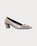 ROGER VIVIER Belle Vivier Metal Buckle Pumps | RV 高跟鞋 (灰色) - LondonKelly 英國名牌代購