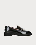 ROGER VIVIER Viv' Rangers Metal Buckle Loafers | RV 樂福鞋 (黑色) - LondonKelly 英國名牌代購