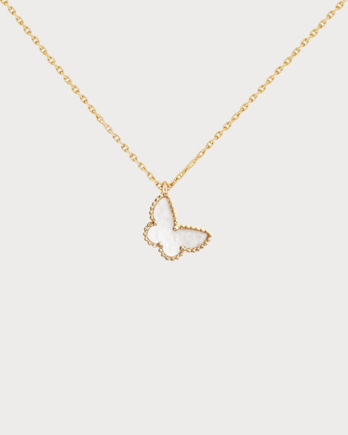 VAN CLEEF & ARPELS Sweet Butterflies Pendant | 梵克雅寶 蝴蝶吊墜 (黃金色) - LONDONKELLY 英國名牌代購