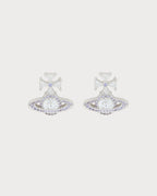 VIVIENNE WESTWOOD Mila Orb Pave Stud Earrings | 西太后 耳環 (多色) - LondonKelly 英國名牌代購