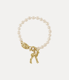VIVIENNE WESTWOOD Monette Pearl Platinum Bracelet | 西太后 珍珠手鏈 (多色) - LondonKelly 英國名牌代購