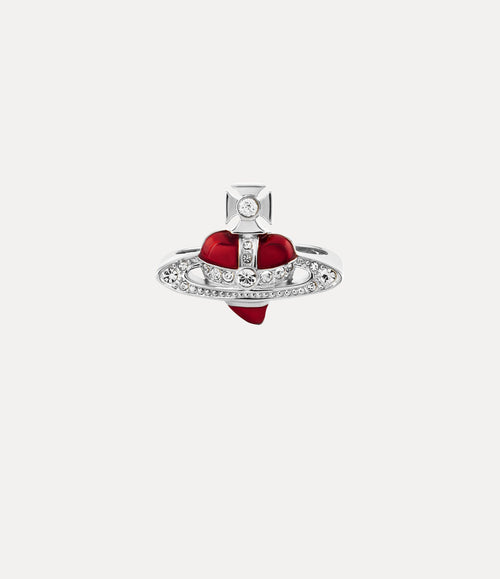 VIVIENNE WESTWOOD New Diamante Heart Ring | 西太后 戒指 (多色) - LondonKelly 英國名牌代購
