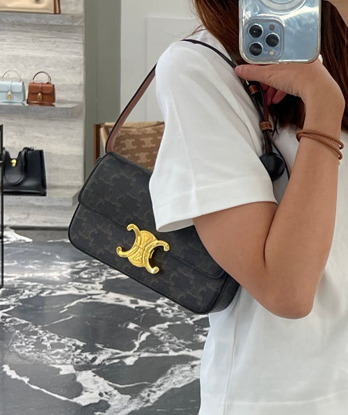 CELINE Triomphe Shoulder Bag | 賽琳 凱旋門單肩手袋 (老花) - LondonKelly 英國名牌代購