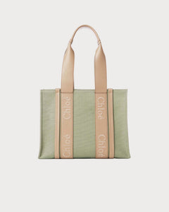 CHLOE Medium Woody Tote Bag | 蔻依 手提袋 (Green)