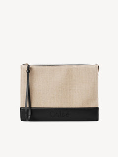 CHLOE Sense Zipped Pouch | 蔻依 手袋 (Black)