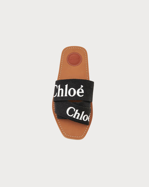 CHLOE Woody Flat Mule | 蔻依 拖鞋 (Black)