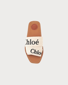 CHLOE Woody Flat Mule | 蔻依 拖鞋 (White)