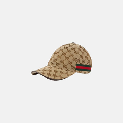 GUCCI GG Canvas Baseball Hat | 古馳 棒球帽 (Tan)