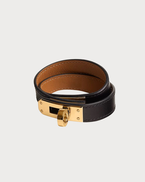 HERMES Kelly Double Tour Bracelet | 愛馬仕 手帶 (Black)