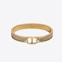 HERMES Mini Clic Chaine d'Ancre Bracelet | 愛馬仕 金色手鐲 (迷你/Etoupe)