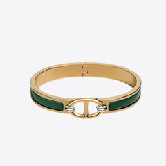 HERMES Mini Clic Chaine d'Ancre Bracelet | 愛馬仕 金色手鐲 (迷你/Green)