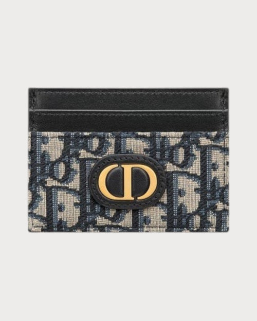 CHRISTIAN DIOR 30 Montaigne Card Holder | 迪奧 30蒙田卡套 (藍色老花) - LondonKelly 英國名牌代購