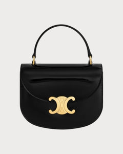 CELINE Mini Besace Clea in Patent Calfskin | 賽琳 漆面牛皮革手袋 (迷你/Black)
