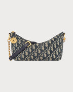 CHRISTIAN DIOR Diorstar Hobo Bag with Chain Oblique | 迪奧 手袋 (藍色老花)