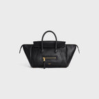 CELINE Little Luggage in Supple Shiny Lambskin | Celine Handbag (Small/Black)