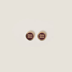 MIU MIU Enameled Metal Earrings | MIU MIU Enameled Metal Earrings (Multicolor)