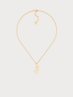  CHRISTIAN DIOR Petites Etoiles Short Necklace(Gold)