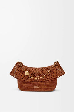 LOEWE Medium Ola Raffia Bag | LOEWE Straw Bag (Multicolor)