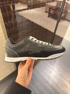 CHANEL 2025 Calfskin &amp; Suede Calfskin Trainers | Chanel sneakers (multi-color)